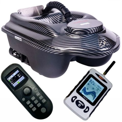 Короповий кораблик для риболовлі Boatman Actor CARBON 10A-GPS-F7 Автопілот GPS Навигація монохромний ехолот 