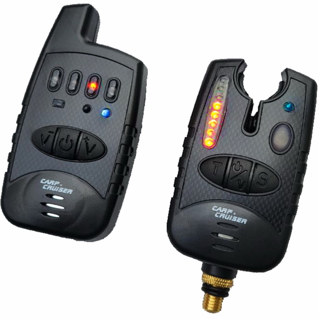 Carp Cruiser® FA209-4 Набір електронних бездротових сигналізаторів клювання з радіо пейджером