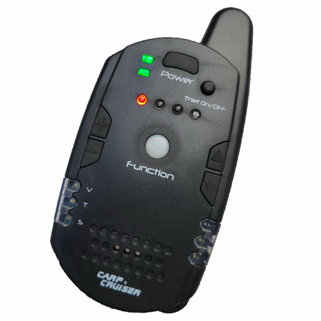 Carp Cruiser® FA211-4V2 Набір сигналізаторів клювання (4+1) пейджер з 2-х стороннім зв'язком та системою анти злодій - Зображення 3