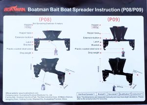 Boatman Spreader BS-P08-Т-BK розкидач прикорму механічний із кріпленням на коропові кораблики Boatman