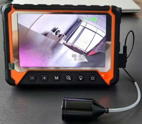 Підводна камера для риболовлі Carp Cruiser CC5-HBS-AC з 5" HD IPS 800x480 монітором та відображенням температури води та глибини