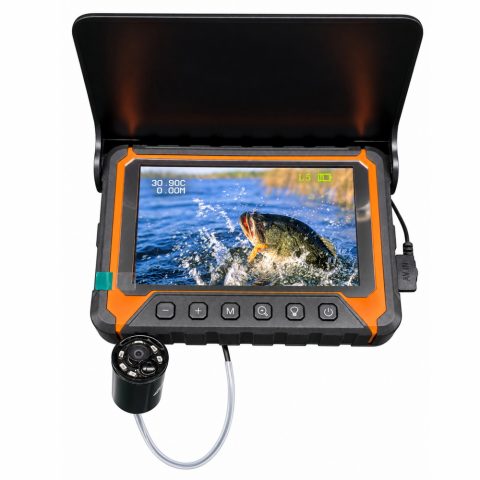 Підводна камера для риболовлі Carp Cruiser CC5-HBS-AC з 5" HD IPS 800x480 монітором та відображенням температури води та глибини